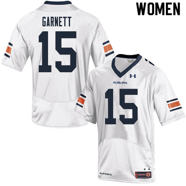 Women's Auburn Tigers #15 Chayil Garnett White 2020 College Stitched Football Jersey